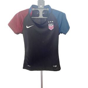 Nike USA Womens Soccer Jersey 2016 USWNT Dri-Fit Black Small Authentic